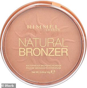 Marchand used Rimmel London's $5.99 bronzer in the shade Sun Dance with an angled brush on her cheekbones.