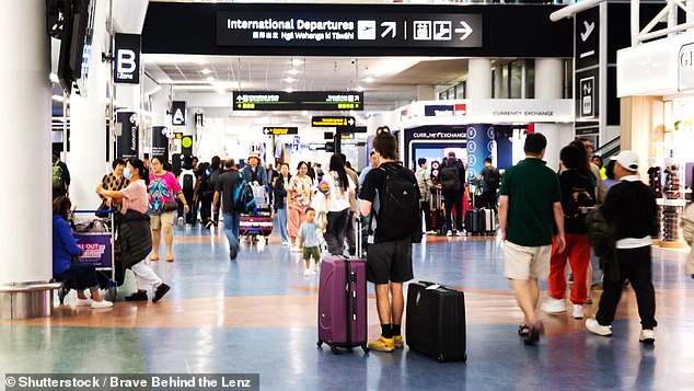 The new tax, which will come into effect on 1 October, is NZ$100, or AU$92 (pictured: Auckland Airport).