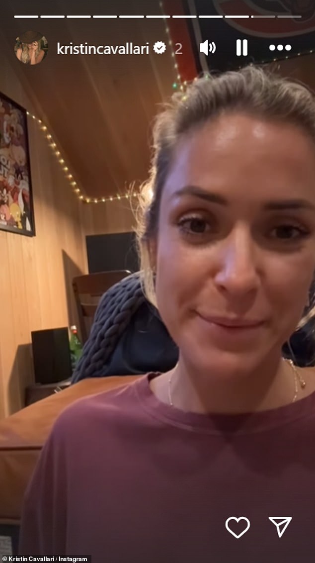 Cavallari confirmed in a later IG Story video that the reveal of Camden's face was her choice.