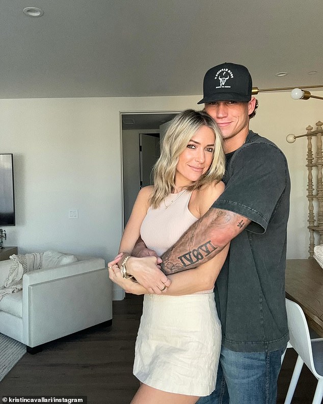 Last month, Cavallari revealed to PEOPLE that her youngest son, Jaxon, 10, has taken an interest in the videos and posts of her TikTok star boyfriend, Mark Estes (pictured with Cavallari).