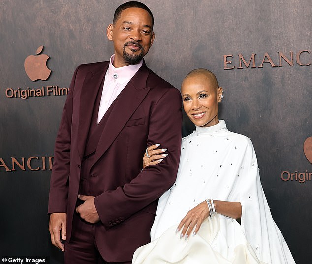 The Baltimore-born star was photographed with her ex-husband Will Smith, 55, in 2022 in Los Angeles.