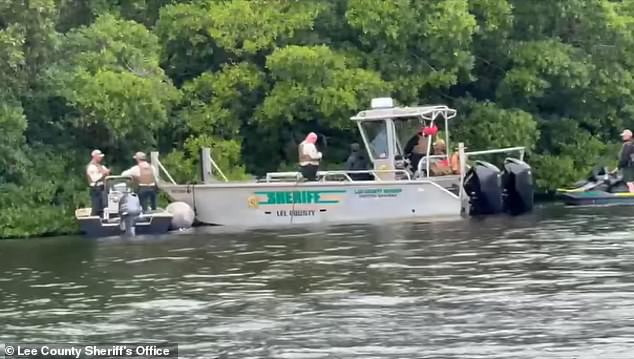 Her body was found Monday night near the Calhoosahatchee River (pictured)