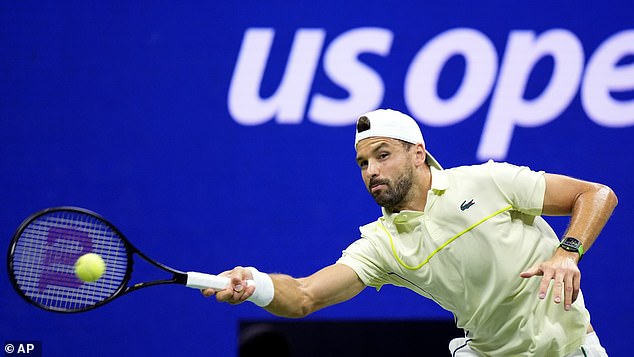 Dimitrov looked refreshed in the second set but then retired with an injury.