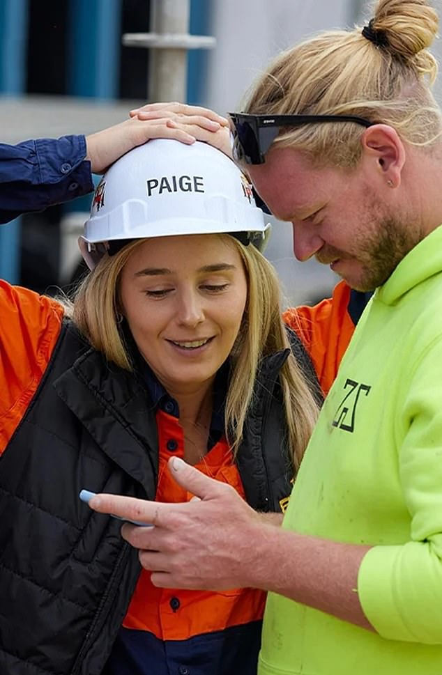 Zak Sydenham of ZS Custom Builds (pictured with Paige) came to the pair's defence amid the onslaught of criticism, saying he had a lot of fun after working closely with them.