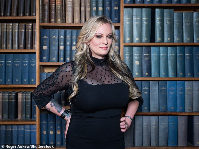 Trump was found guilty of falsifying business records to conceal a hush money payment to porn star Stormy Daniels (pictured)