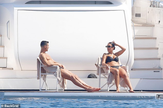 The couple, who have recently sparked marriage rumours, have been holidaying on their luxury yacht in France.