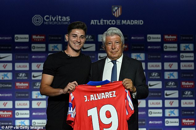 Julian Alvarez completed an £81m move from Manchester City to Atletico Madrid in the summer.