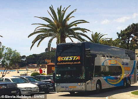 Siesta Holidays will close next month (above, one of their modern coaches)