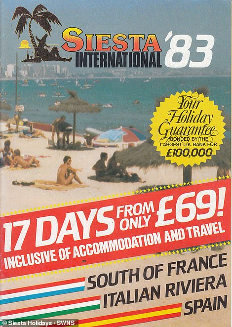 In the early 1980s, holidaymakers could get a 17-day all-inclusive trip for as little as £69 (£345 today).