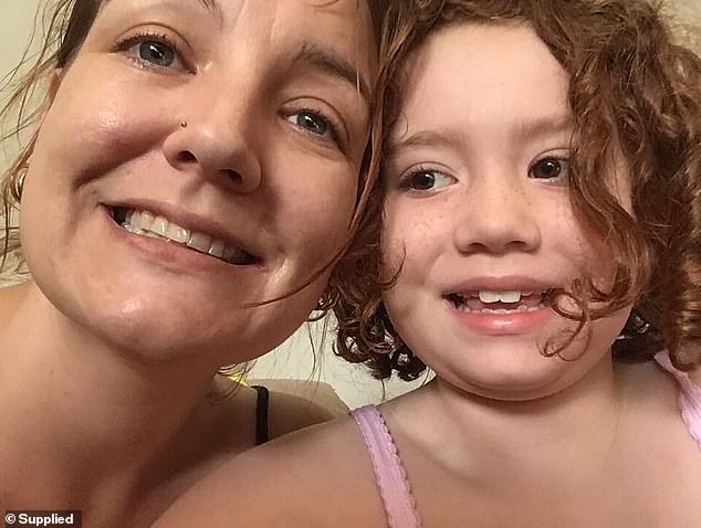 Daniella (pictured with her mother Hannah) has undergone 15 procedures in eight weeks.