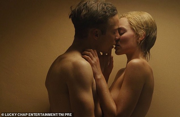 He was cast alongside Margot Robbie in the Depression-era romance Dreamland, and the pair filmed a passionate nude kiss.