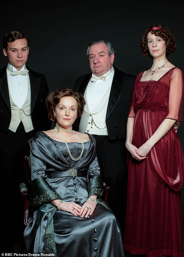 The following year, Finn appeared in more television programmes, including Eric Birling in Helen Edmundson's BBC One adaptation of An Inspector Calls (pictured with Miranda Richardson, Ken Stott and Chloe Pirrie).