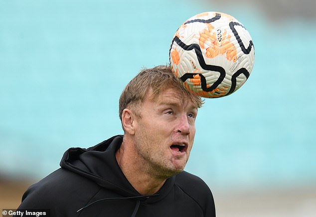 He took part in England's traditional warm-up football match at the Oval.