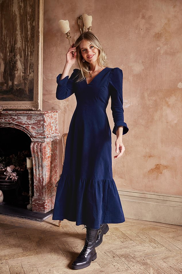 With flared sleeves and a ruffled hem, this is a classic with a twist, £250, aspiga.com