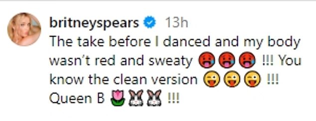 1725488311 380 Britney Spears tells fans to stay kind as she dances