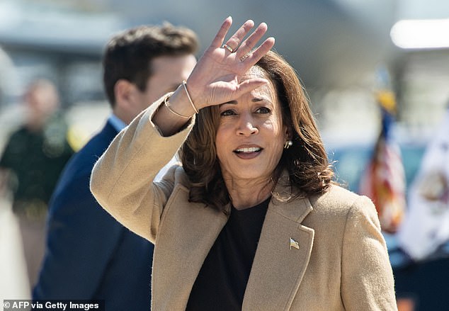 Harris received a boost in the polls after replacing Joe Biden