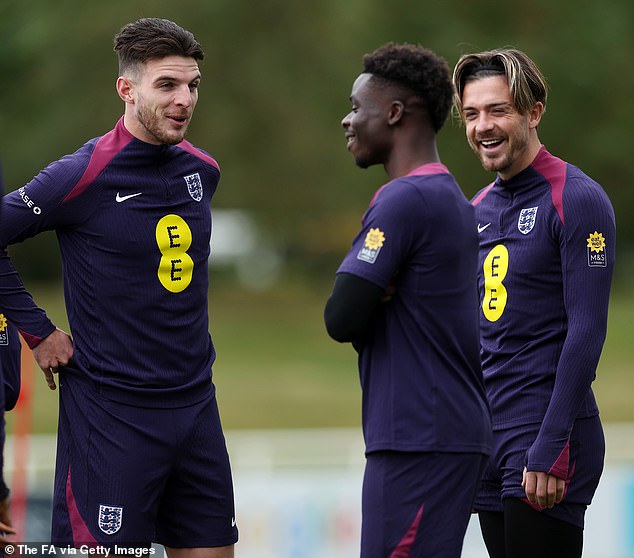 England stars Declan Rice (left) and Jack Grealish (right) previously played for Ireland.