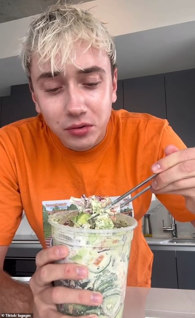 Logan Moffitt's viral cucumber salad has been viewed more than 33 million times on TikTok and caused a cucumber shortage in Iceland