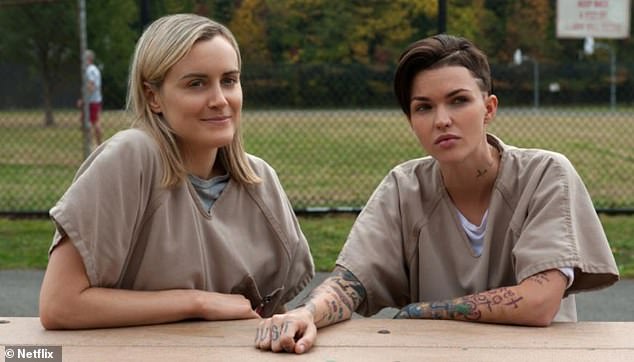 No details have been revealed about the exact role the 38-year-old actress will play in the thriller. Pictured: Ruby in a scene from Orange is The New Black