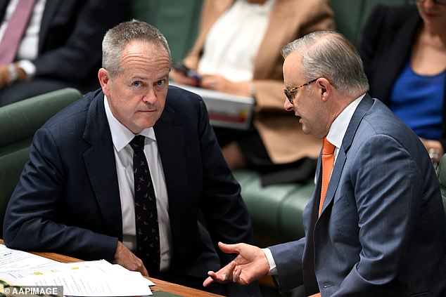 Prime Minister Anthony Albanese will be happy to see Bill Shorten go (pictured)