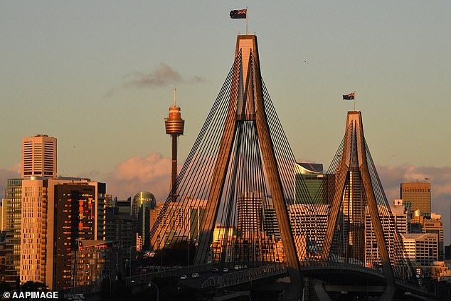 Anya Lim was driving across the Anzac Bridge (pictured) in Sydney shortly before midnight on December 2022 when she collided with a vehicle driven by Hongyi Zhang.