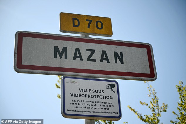 The town of Mazan, 20 miles from Avignon in southern France, where the victim and her husband lived and where the attacks took place.