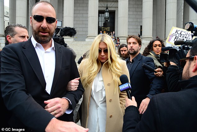 She then sued Kesha for defamation in 2014, but a settlement was reached in June 2023 before going to trial; Kesha seen in 2016