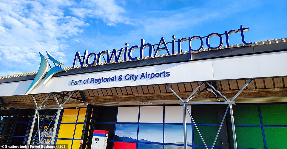 Norwich Airport came third, with four stars for Wi-Fi and five stars for staff.