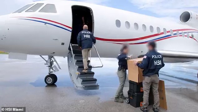 Homeland Security Investigations are looking into a luxury jet Monday at Ft. Lauderdale Executive Airport after it flew from the Dominican Republic, where it was seized. The aircraft is linked to the regime of Venezuelan President Nicolas Maduro and was purchased through a shell company based in the Caribbean.