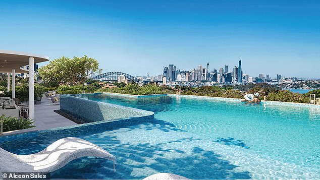 Located in the North Shore suburb of Greenwich, 7km from the CBD, the complex features resort-style living including a rooftop infinity pool with stunning city views.