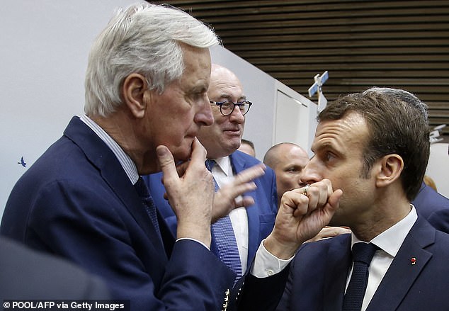 Barnier has been named France's new prime minister, the Elysee Palace announced on September 5, nearly two months after legislative elections left the country in a political deadlock. Pictured: Barnier and Macron at the 56th International Agricultural Show (Salon international de l'Agriculture) at the Porte de Versailles exhibition centre in Paris, on February 23, 2019