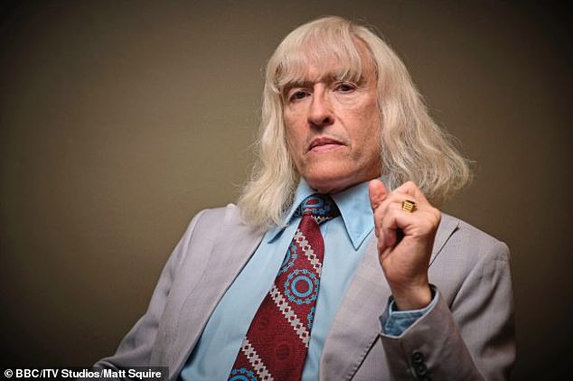 This isn't the first time Steve has changed his appearance for a role, famously transforming into Jimmy Savile for the BBC drama (pictured) which earned him a BAFTA nomination.