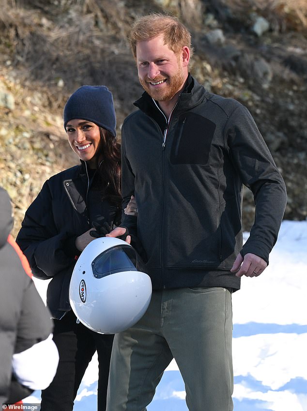 Prince Harry, pictured with his wife Meghan, has said he is excited to see 