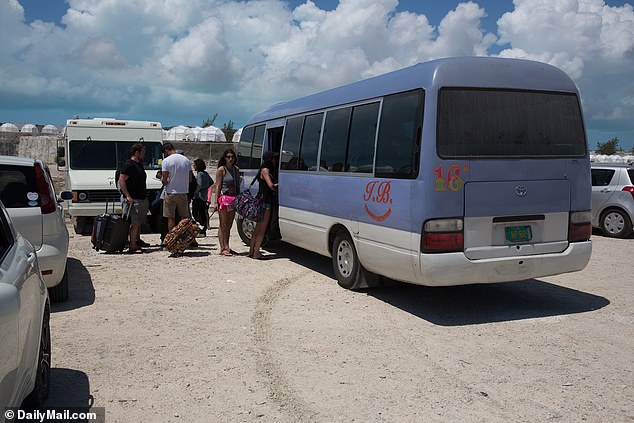 The private and luxury transportation promised by the festival turned out to be commercial flights, school buses and shuttles.