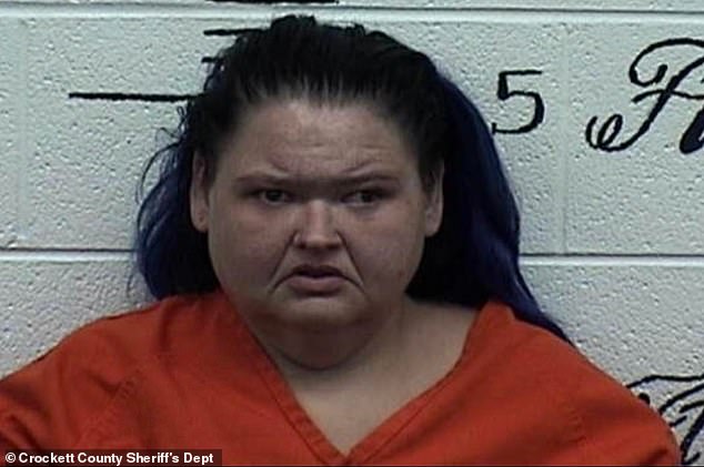 Slaton, who was seen frowning in a mugshot, was arrested after officers treating her camel bite found 'magic mushrooms and marijuana' in her car.