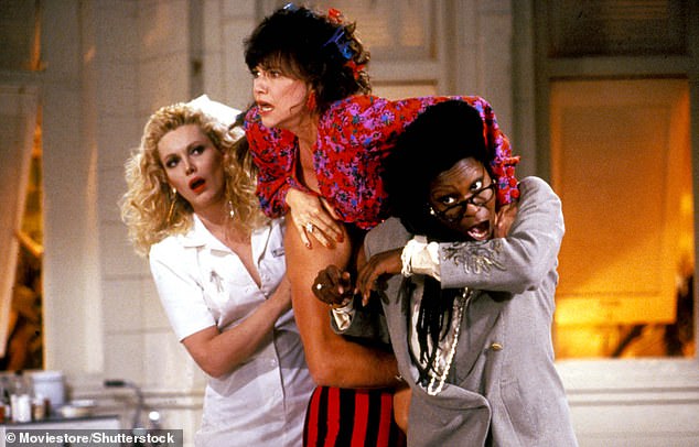 In Soapdish from 1991 with Cathy Moriarty and Whoopi Goldberg