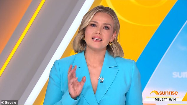 On Friday, Edwina revealed that she had been diagnosed with cancer in an emotional confession on air during Sunrise. The TV star broke down as she shared: 