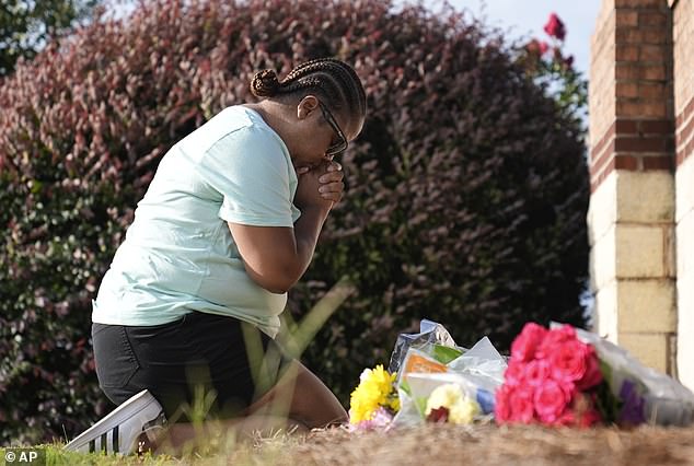 On Thursday, families and students gathered at the somber site to pay their respects to the lives lost in the tragedy.