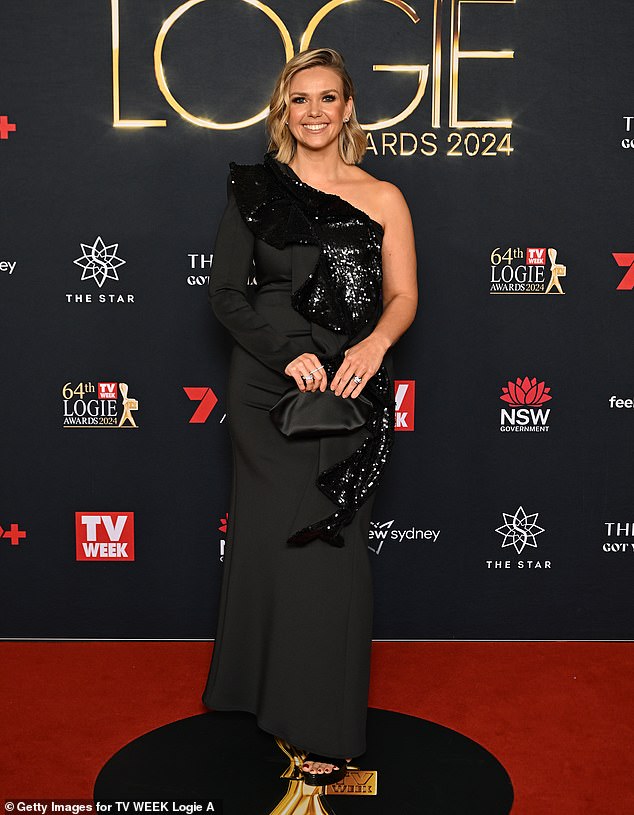 Bartholomew seen here at the Logies Awards in Sydney last month