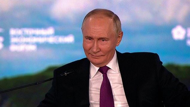 On Thursday, a smiling Vladimir Putin said he supported Kamala Harris in the upcoming US presidential election.