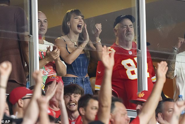 Taylor Swift made a triumphant return to Arrowhead Stadium, watching with Kelce's parents