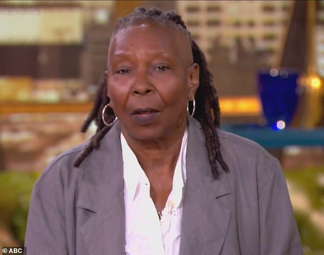 Whoopi Goldberg interrupted the panel to acknowledge the families who lost loved ones in the horrific attack.