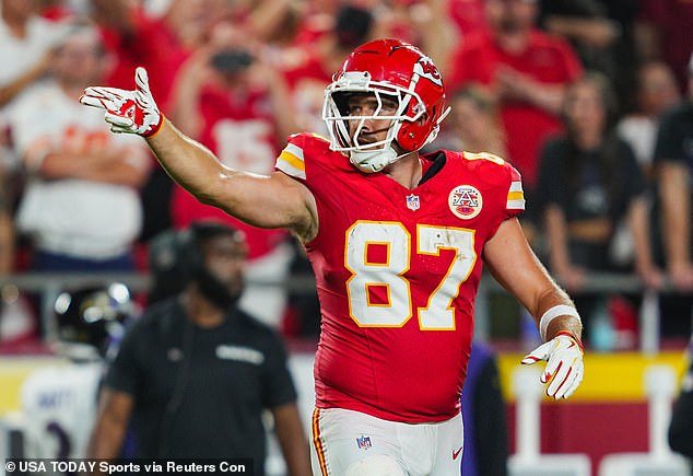 Travis helped the Chiefs stay on pace for a dramatic 27-20 victory over the Ravens on opening night.