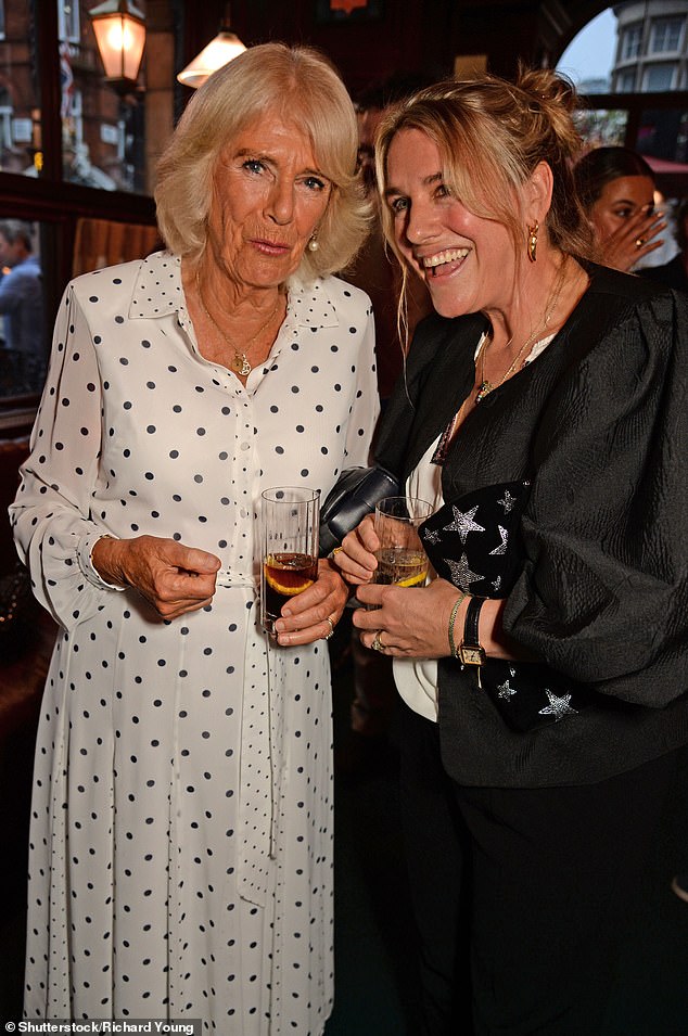 Queen Camilla and Laura Lopes were all smiles at the occasion in London this evening.