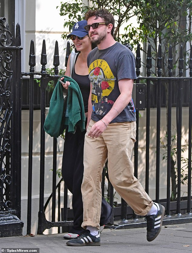 The couple looked happier than ever as they were spotted laughing heartily during their outing.