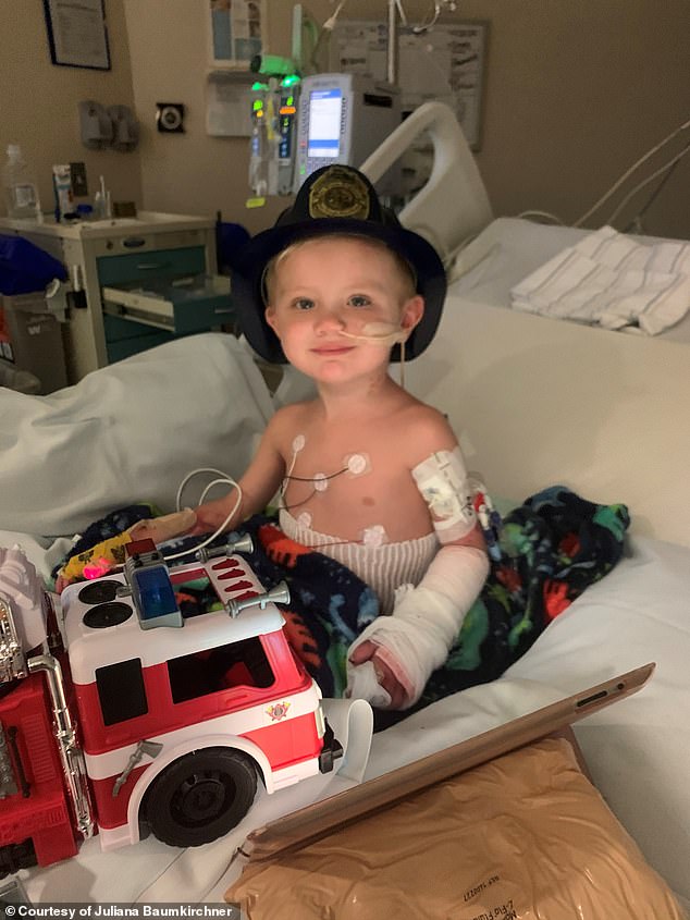 Sepsis can affect patients of any age, including three-year-old Beauden Baumkitchner, who had both legs amputated after scraping his knee and contracting staph bacteria.