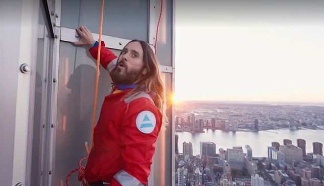 In flamboyant rock star style, frontman Jared Leto announced the tour by climbing the Empire State Building in New York City.