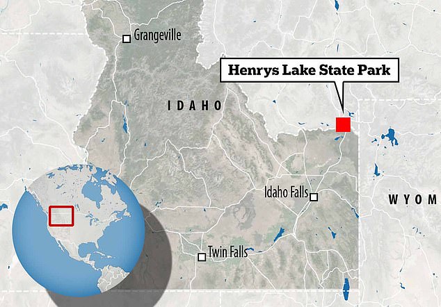 The man and his friend were hunting elk near Henrys Lake in Island Park, Idaho, located about 15 miles west of Yellowstone National Park, on Sunday when they were attacked by an adult male grizzly bear. One of the hunters was 