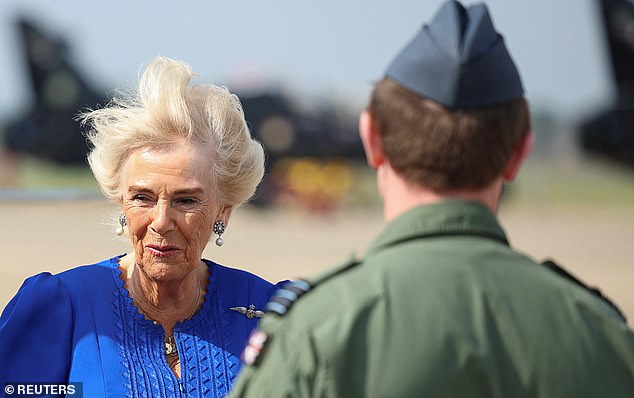 His Majesty flew into RAF Leeming in North Yorkshire in his capacity as Honorary Air Commodore to meet service personnel and their families.