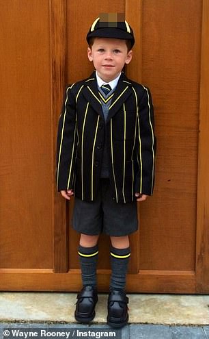 The teenager is no stranger to school photos, having also posed for one on his first day in 2014.